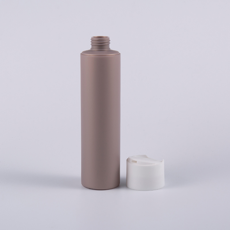 Vícebarevná čisticí láhev Soft Touch kulatého tvaru 250 ml s uzávěrem disku