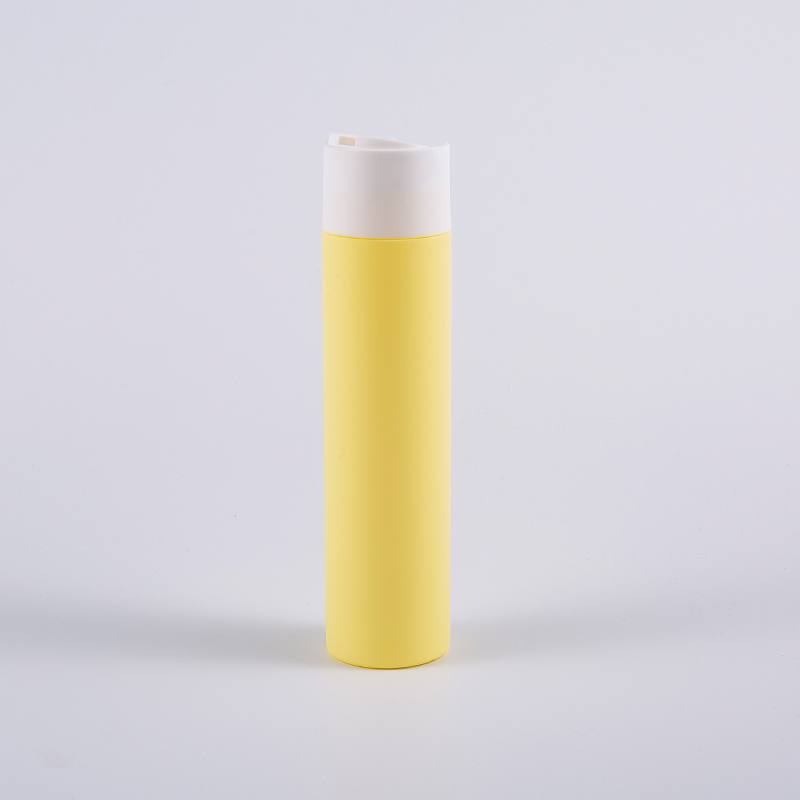 Vícebarevná čisticí láhev Soft Touch kulatého tvaru 250 ml s uzávěrem disku