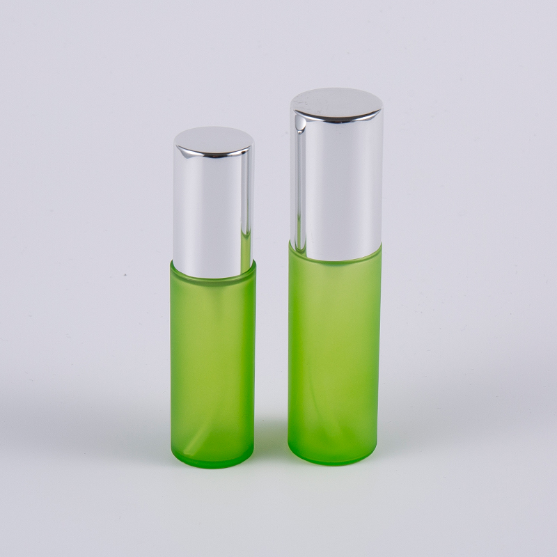 Green frost 20ml 30ml PET PETG kulatá tlustostěnná lahvička na mléko s pumpičkou