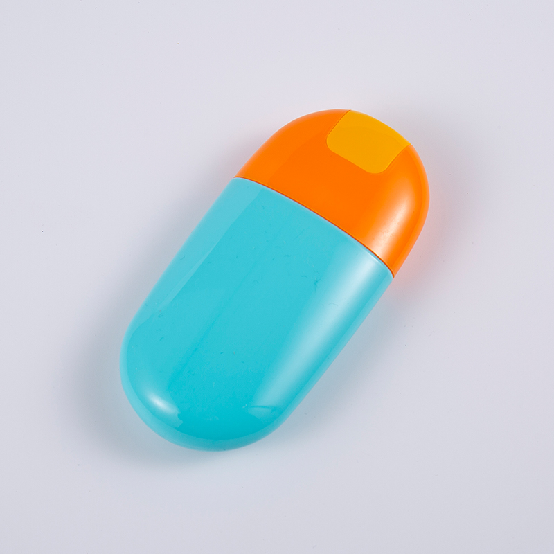 Solid Blue barva 30ml 50ml EVOH vícevrstvá lahvička na opalování se šroubovacím uzávěrem