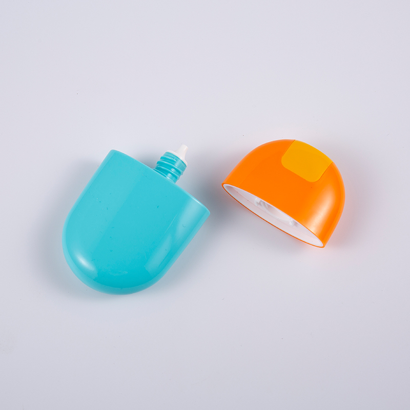 Solid Blue barva 30ml 50ml EVOH vícevrstvá lahvička na opalování se šroubovacím uzávěrem