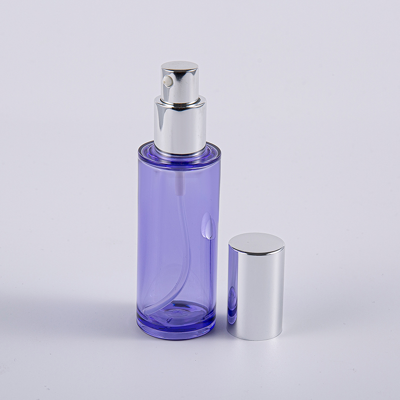 Vysoce kvalitní 35ml kulatá lahvička na mléko s hliníkovou pumpičkou na cesty Vysoce kvalitní 35ml kulatá lahvička na mléko s hliníkovou pumpičkou na cesty