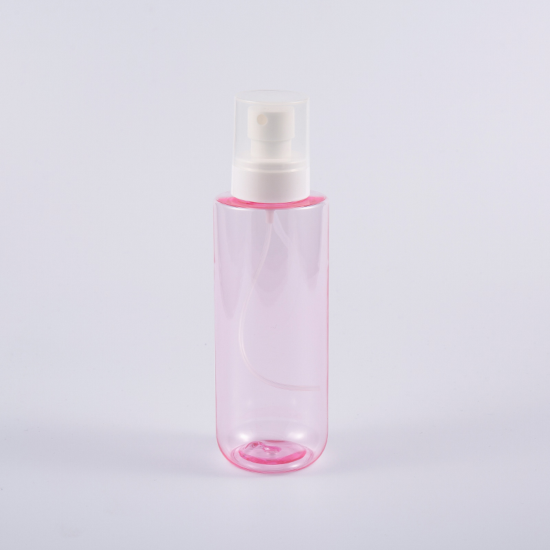 300ml průhledné růžové lahvičky na pleťový toner