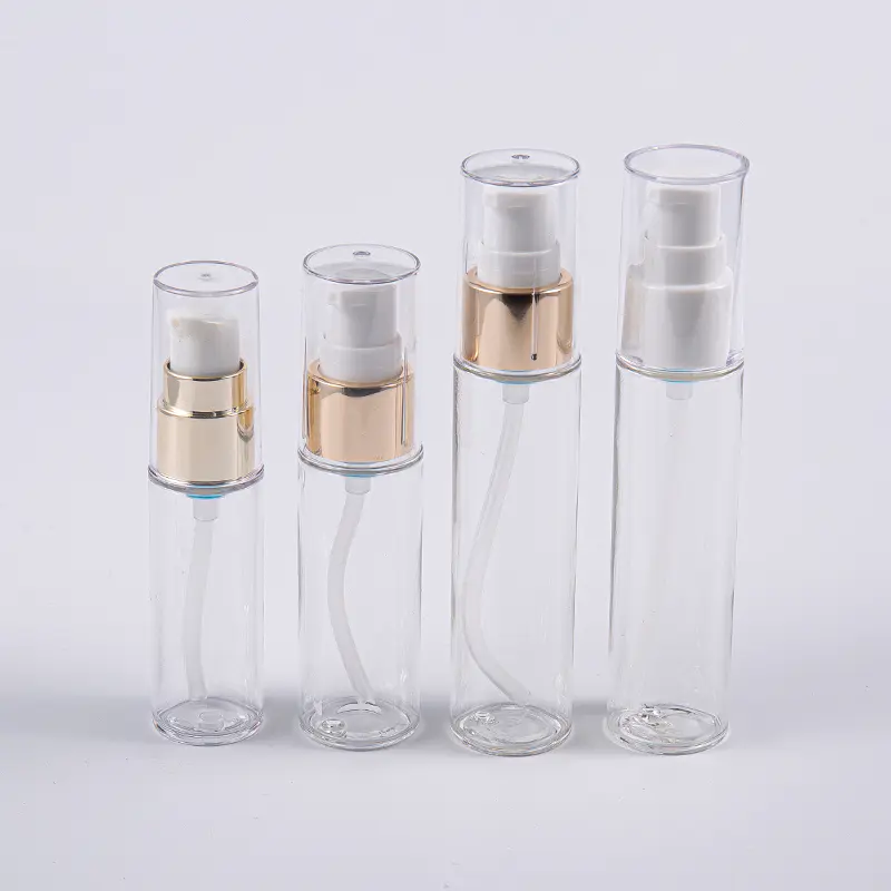 Použití na cesty 20ml 30ml 40ml Lahvička na lotion PETG Slim s pumpičkou