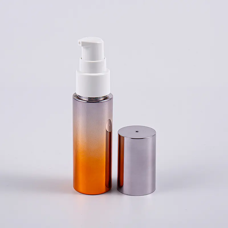 Různé barvy Kulatý tvar 30ml PETG lahvička na lotion s pumpičkou Cestovní použití