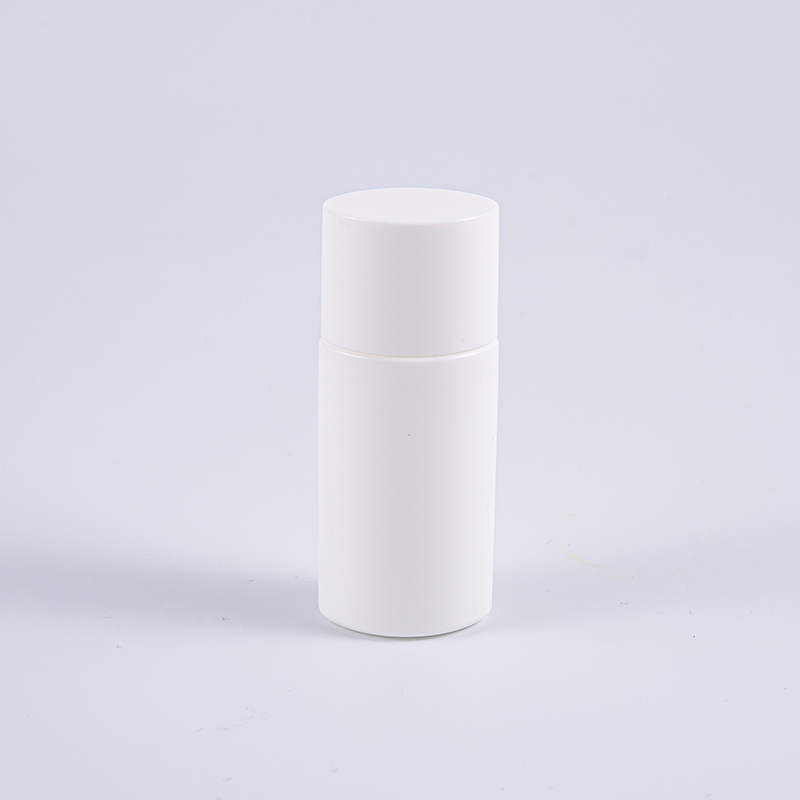 Oval Shape White 15ml PE lahvička na opalování 