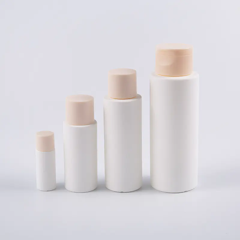 10ml PE lahvička na změkčující mléko s odklápěcím uzávěrem Kompaktní cestovní kosmetická nádobka na péči o pleť a toner