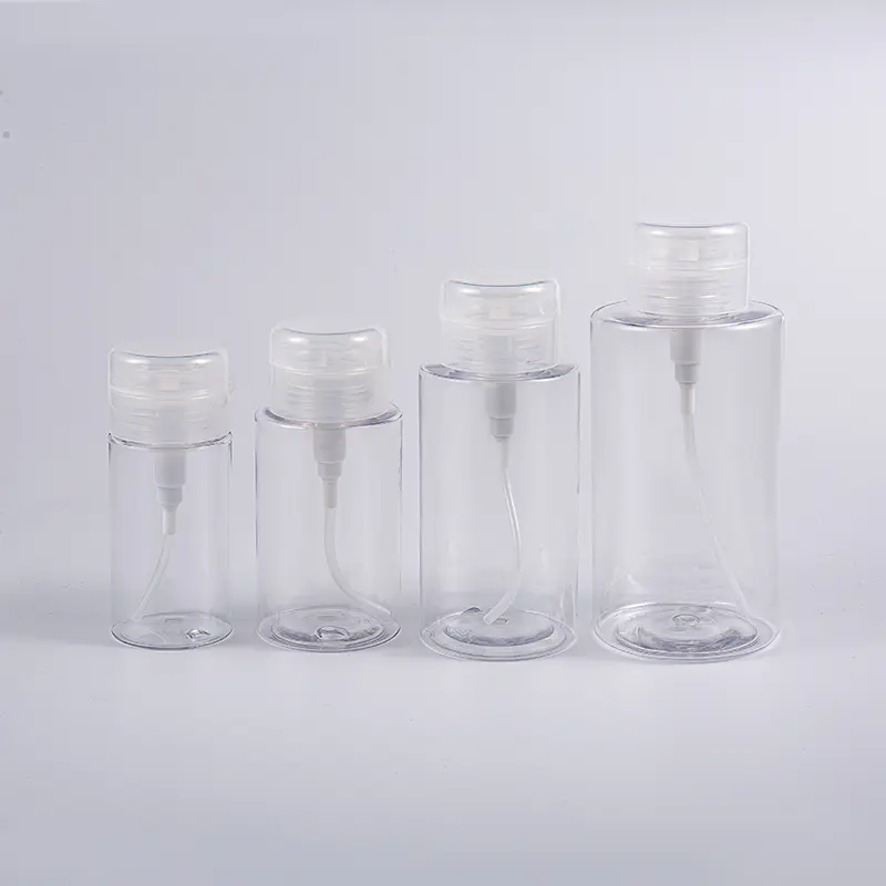200ml lahvičky na odličování make-upu