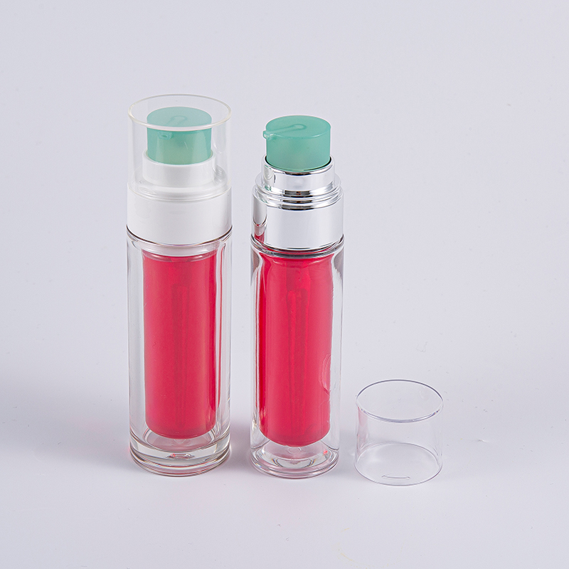 Čirá PETG láhev s vícevrstvým kompozitním vnitřním sáčkem 30 ml 50 ml vakuová láhev s pumpičkou Čirá PETG láhev s vícevrstvým kompozitním vnitřním sáčkem 30 ml 50 ml vakuová láhev s pumpičkou