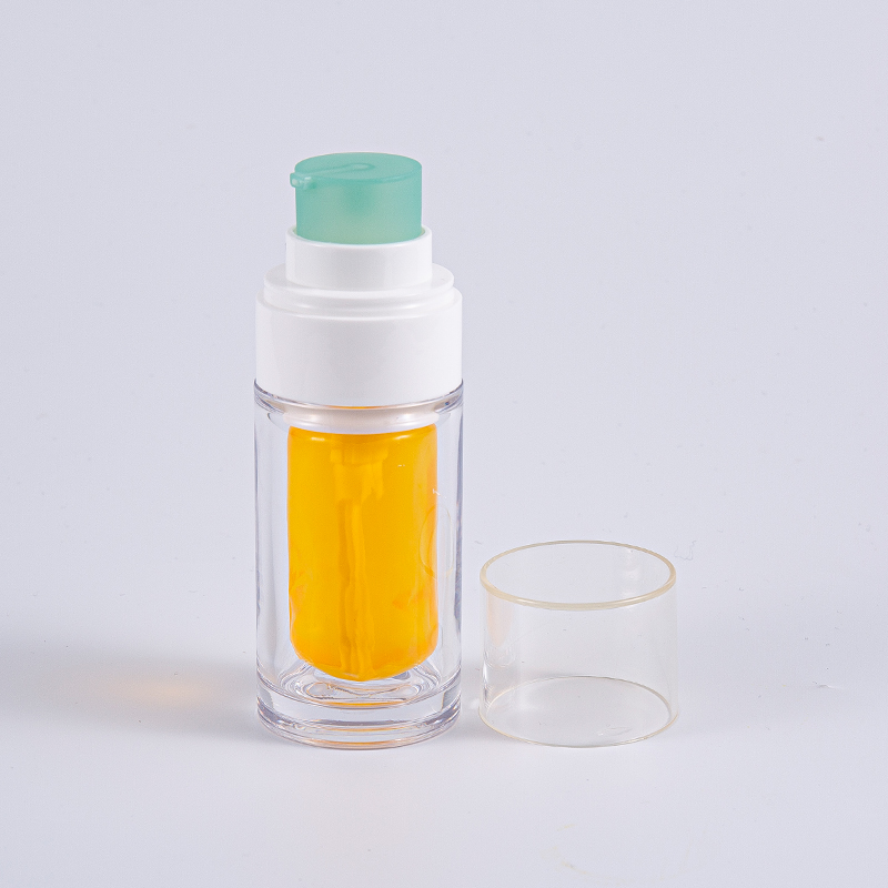 Čirá PETG láhev s vícevrstvým kompozitním vnitřním sáčkem 30 ml 50 ml vakuová láhev s pumpičkou Čirá PETG láhev s vícevrstvým kompozitním vnitřním sáčkem 30 ml 50 ml vakuová láhev s pumpičkou