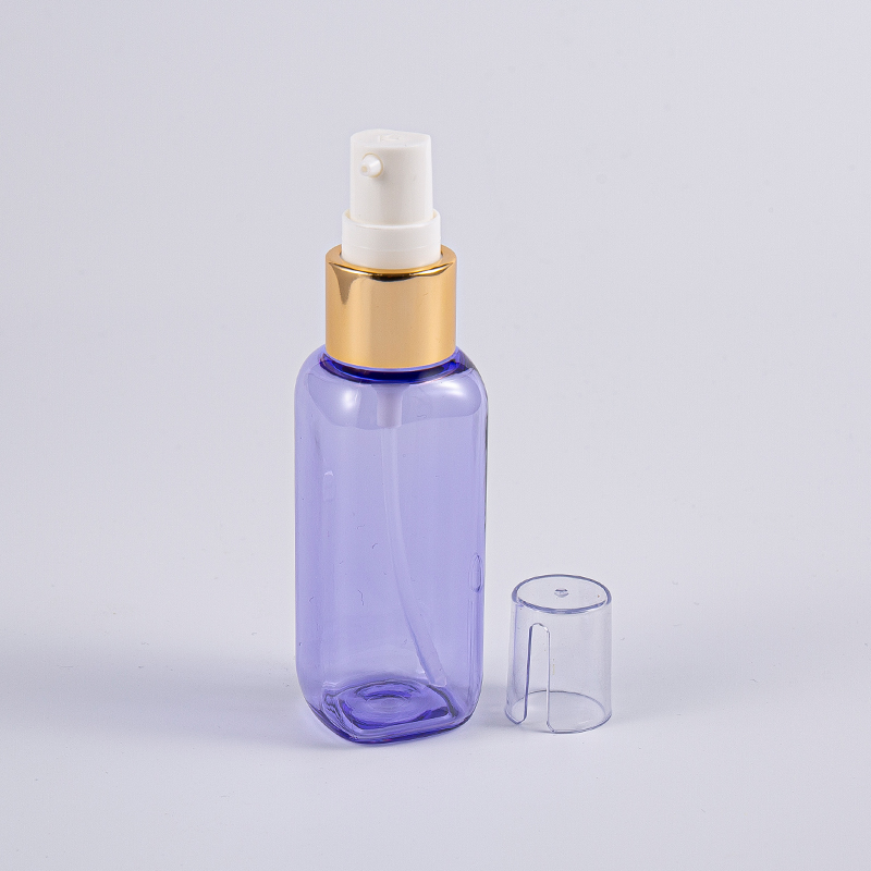 Na cesty použijte 50ml lahvičku Petg čtvercového tvaru s pumpičkou