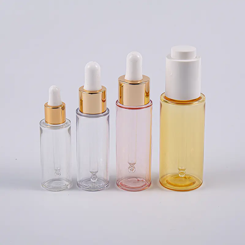 Cestovní použití 10ml 20ml 30ml 50ml tenká lahvička PETG lotion s pumpičkou