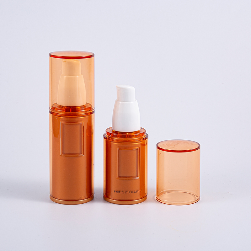 Plnitelná kosmetická nádobka 60ml vnitřní sáček vakuová láhev s pumpičkou Airless 