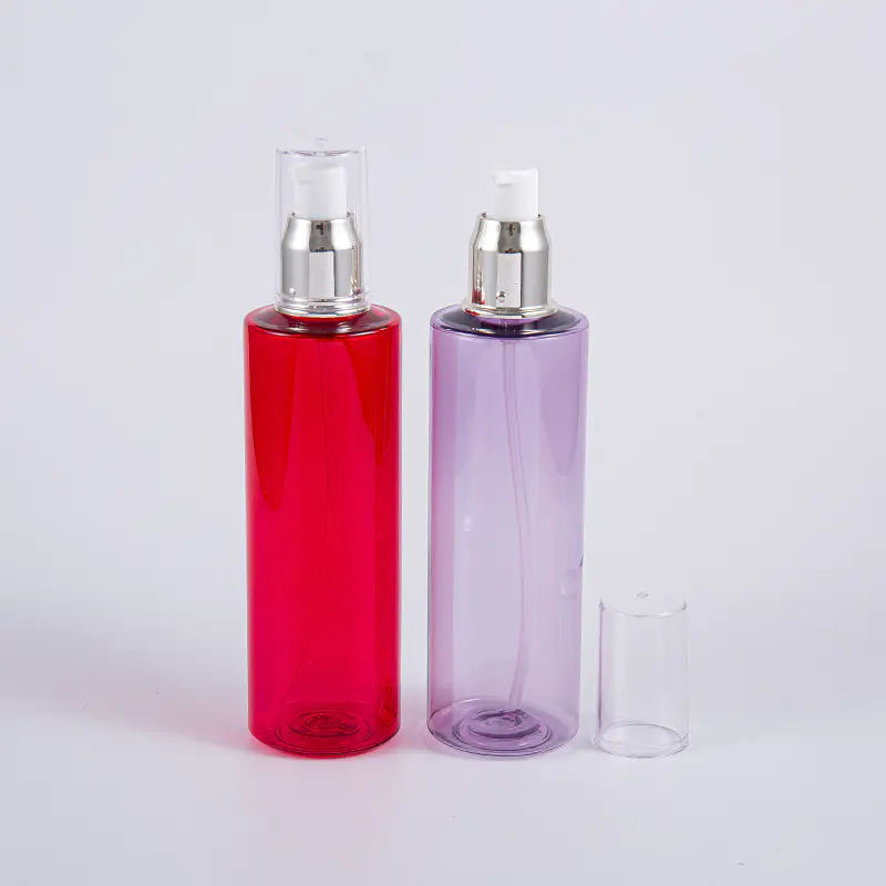 Kulaté 200ml PET lahvičky na obličejový toner