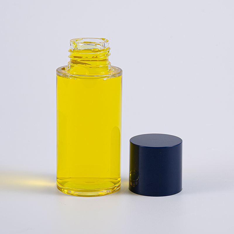 50 ml 100 ml 120 ml 130 ml 170 ml 200 ml PETG kulatá lahvička na lotion s kulatým šroubovacím uzávěrem a malými vložkami